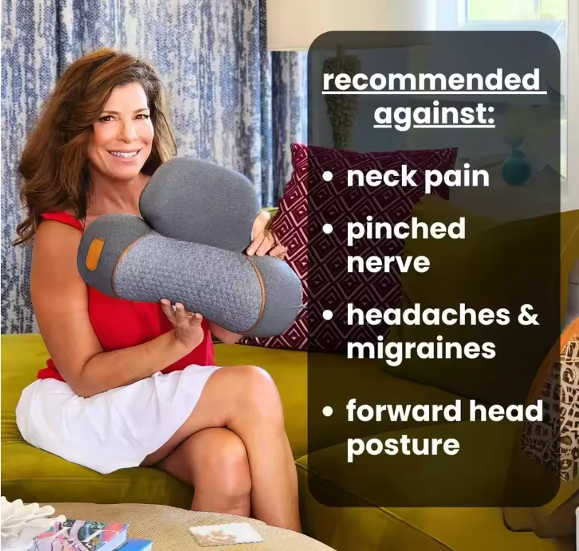 TheraMax Electric Neck Massage Pillow with Heat & Vibration for Pain Relief