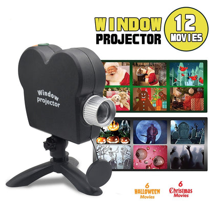 Holographic Holiday Window Projector