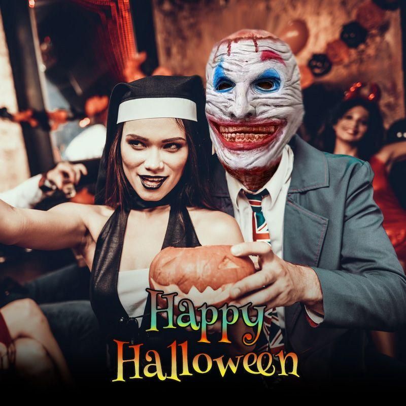 Gruesome Double Layered Clown Mask