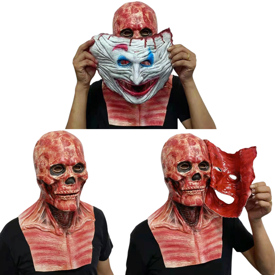 Gruesome Double Layered Clown Mask