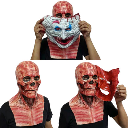 Gruesome Double Layered Clown Mask