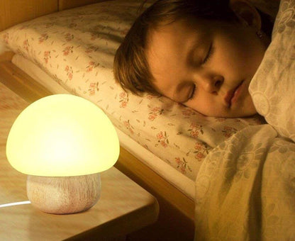 Wooden Mushroom LED Night Light (Blissful Sleep Guaranteed!) - BuyRite