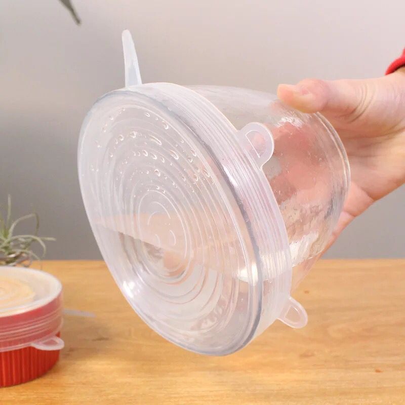 Reusable Silicone Stretch Lids (Microwavable & Keeps Food Fresh!) - BuyRite