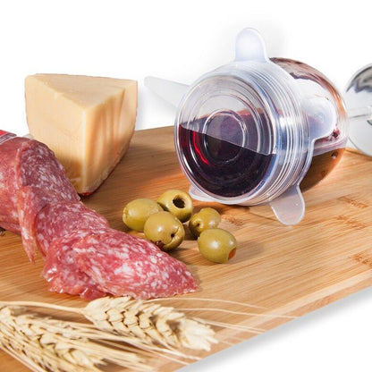 Reusable Silicone Stretch Lids (Microwavable & Keeps Food Fresh!) - BuyRite