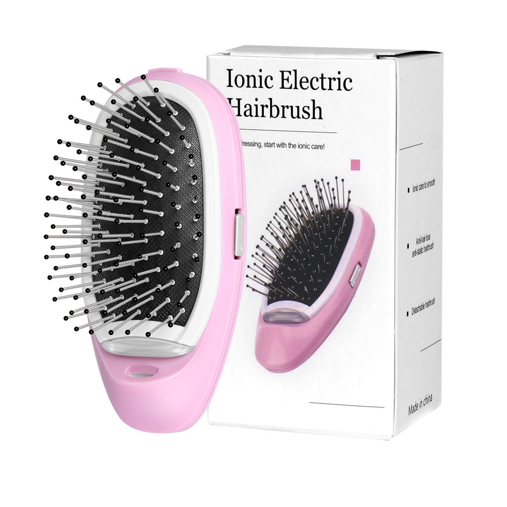Portable Ionic Hair Brush (Health, Silky Hair In Minutes!) - BuyRite
