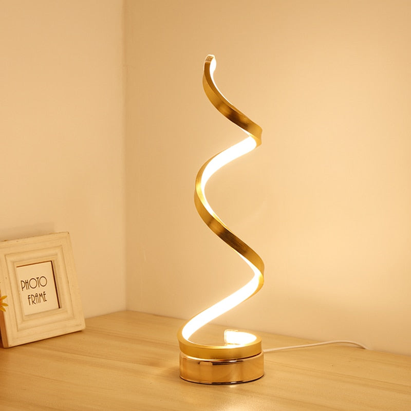 Decorative Spiral Table Lamp - BuyRite