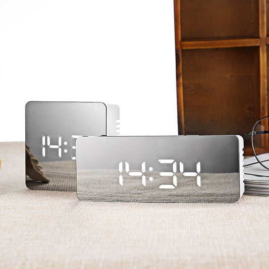 Reflective Mirror LED Digital Clock - BuyRite