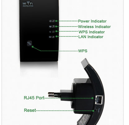 Wi-Fi Repeater Wireless Signal Booster - BuyRite