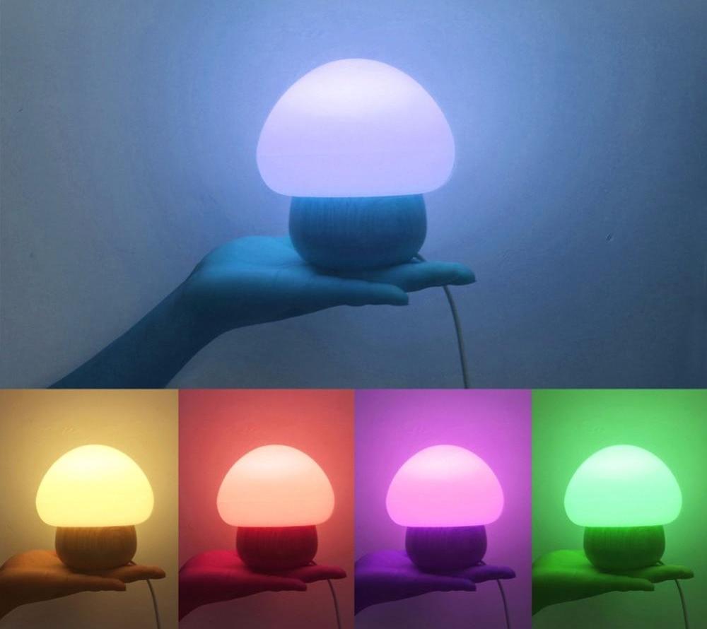 Wooden Mushroom LED Night Light (Blissful Sleep Guaranteed!) - BuyRite