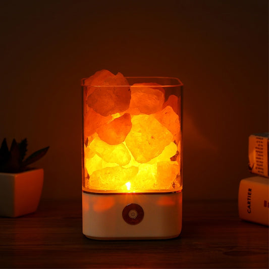 Himalayan Salt Crystal Lamp. (Purifies & Promotes Tranquillity) - BuyRite