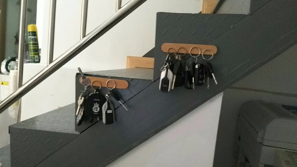 Magnetic Wood Grain Key Holder - BuyRite