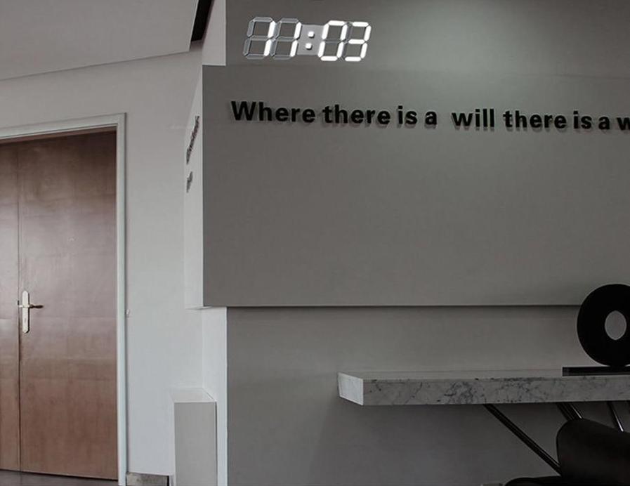 LED Digital Wall Clock. Perfect for Home and Office! - BuyRite