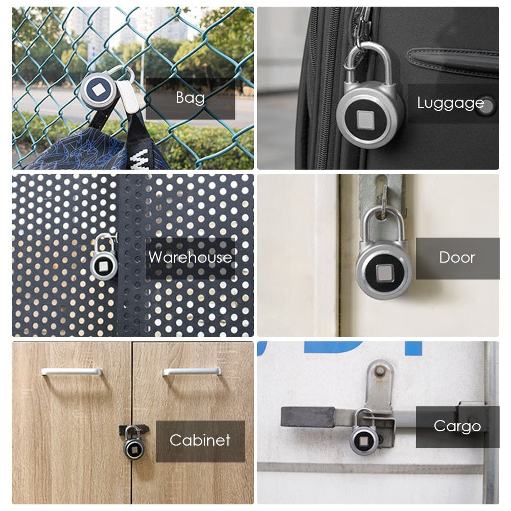 Fingerprint Smart Lock (The Perfect Protective Padlock!) - BuyRite