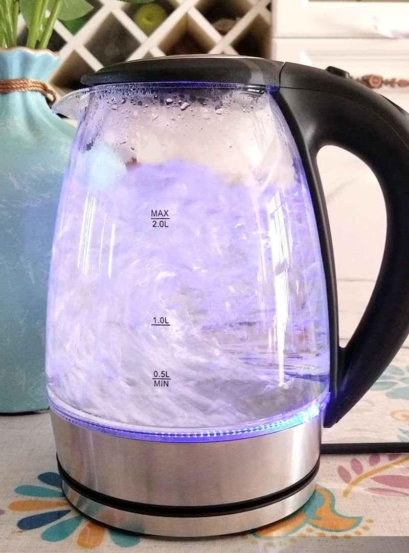 2 Litre Glass Electric Kettle. (Large Capacity, Fast Boiling!) - BuyRite