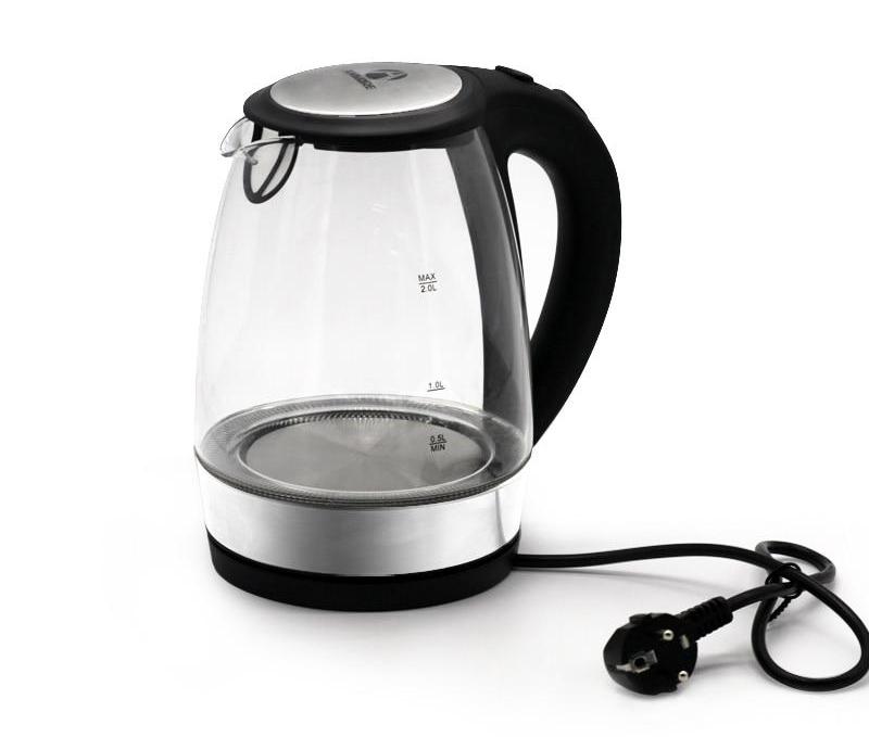 2 Litre Glass Electric Kettle. (Large Capacity, Fast Boiling!) - BuyRite