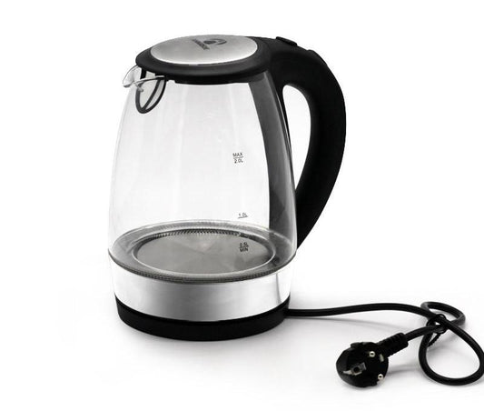 2 Litre Glass Electric Kettle. (Large Capacity, Fast Boiling!) - BuyRite