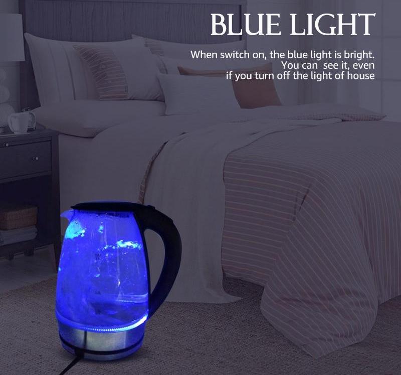 2 Litre Glass Electric Kettle. (Large Capacity, Fast Boiling!) - BuyRite